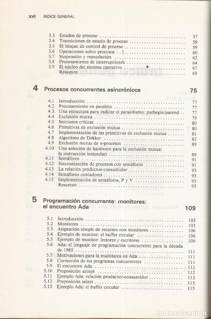 Libros de segunda mano: Introducci&oacute;n a los sistemas operativos. Harvey M. Deitel. - Foto 6