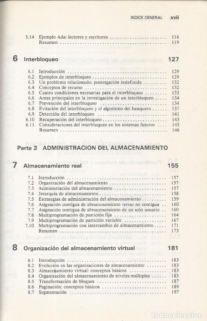 Libros de segunda mano: Introducci&oacute;n a los sistemas operativos. Harvey M. Deitel. - Foto 9