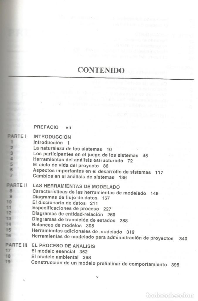 Libros de segunda mano: An&aacute;lisis estructurado moderno. Edward Yourdon. Pearson-Prentice Hall. - Foto 2