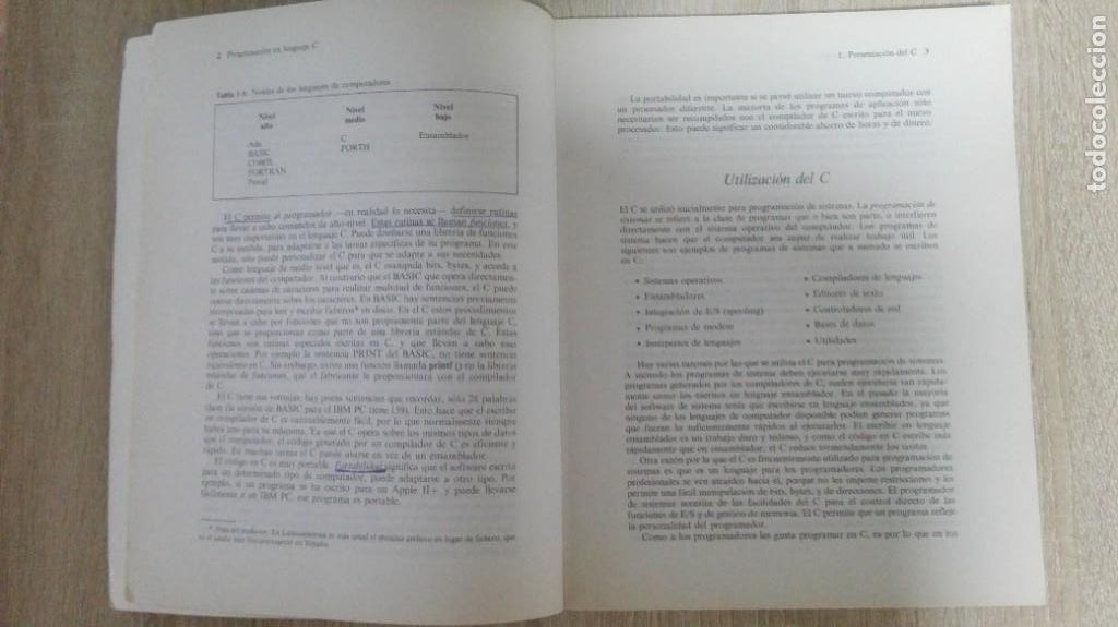 Libros de segunda mano: LIBRO PROGRAMACI&Oacute;N EN LENGUAJE C - HERBERT SCHILDT - OSBORBE/MCGRAW-HILL - A&Ntilde;O 1988. - Foto 8