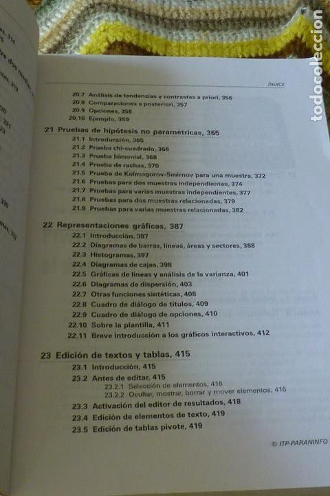 Libros de segunda mano: SPSS para WINDOWS - version 8 en espa&ntilde;ol - editorial Paraninfo 1998 - 820 gramos - Foto 9