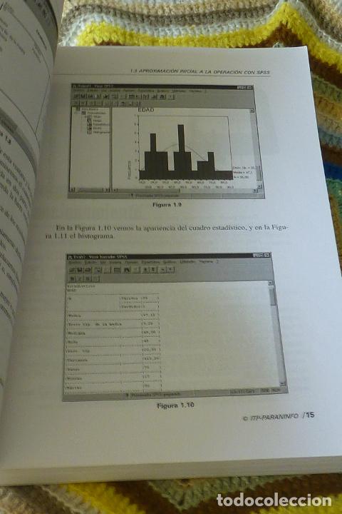 Libros de segunda mano: SPSS para WINDOWS - version 8 en espa&ntilde;ol - editorial Paraninfo 1998 - 820 gramos - Foto 11
