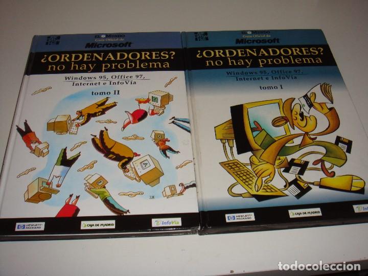 Libros de segunda mano: ORDENADORES NO HAY PROBLEMA 2 TOMOS - Foto 1