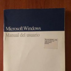 Livres d'occasion: MICROSOFT WINDOWS MANUAL DE USUARIO 1988 MICROSOFT CORPORATION LIBRO INFORMATICA VINTAGE. Lote 345777373