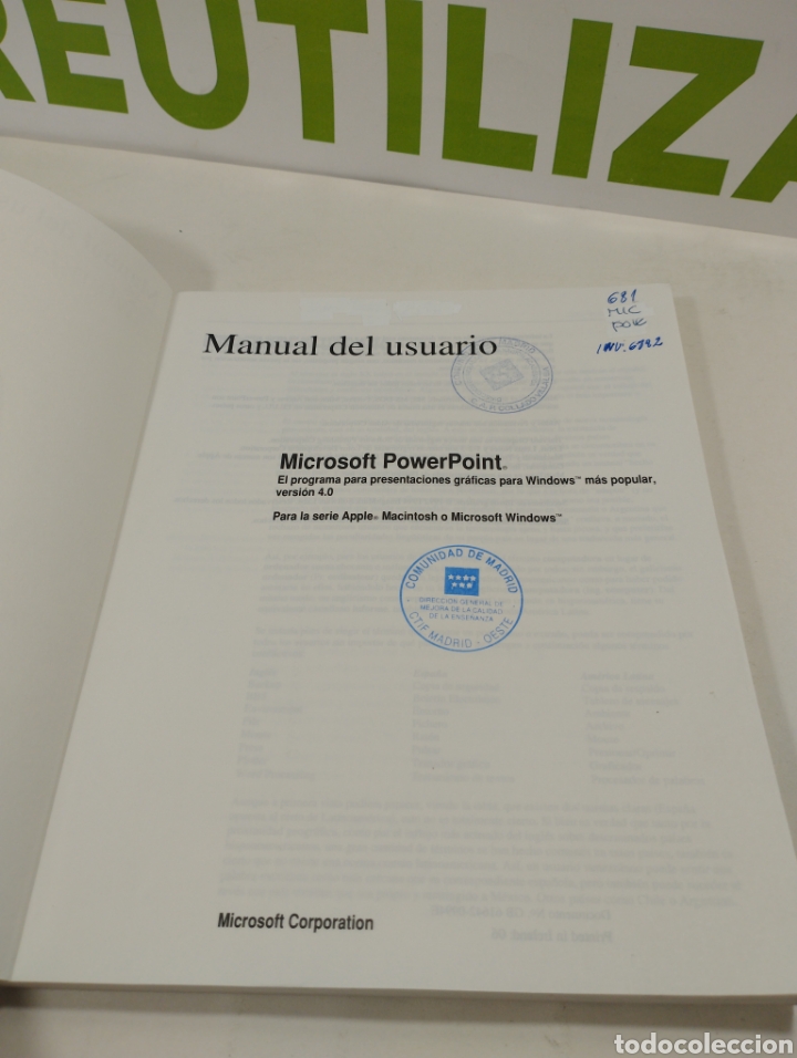 Libros de segunda mano: PowerPoint. Manual del usuario. Microsoft Office - Foto 3
