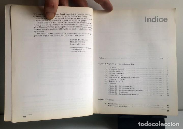 Libros de segunda mano: PROGRAMACI&Oacute;N EN BASIC. Un m&eacute;todo pr&aacute;ctico. - Foto 7