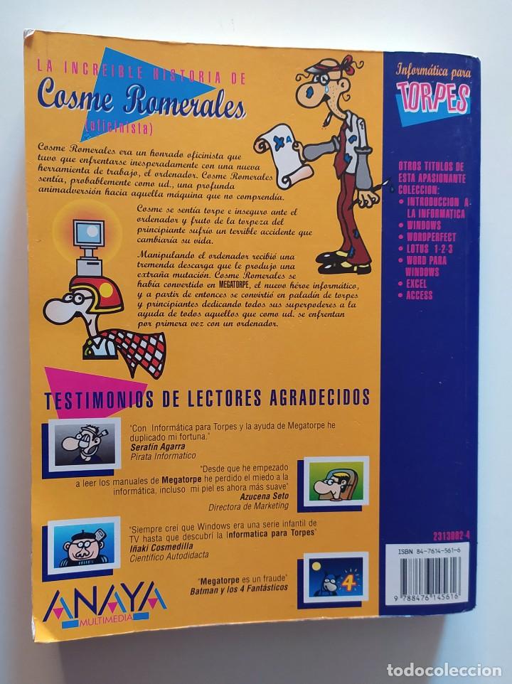 Libros de segunda mano: LIBRO DE INFORM&Aacute;TICA: MS-DOS PARA TORPES DE ANAYA - Foto 3