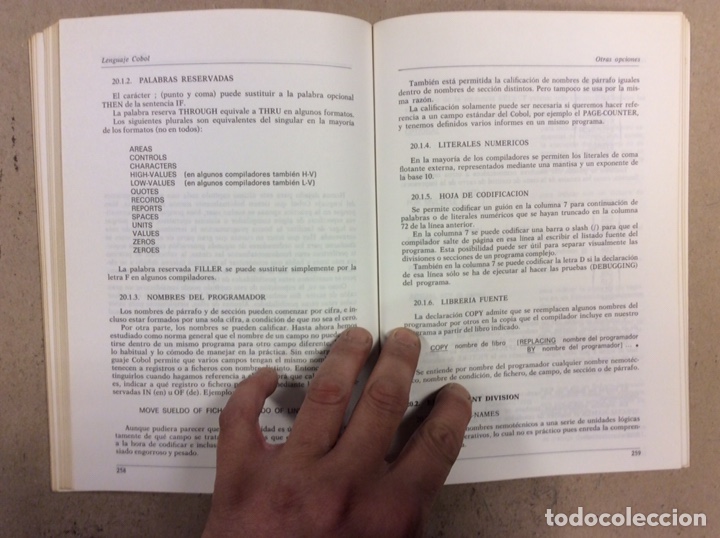 Libros de segunda mano: LENGUAJE COBOL. IGNACIO DEL CAMPO MART&Iacute;N. EDITORIAL CEDED 1985 - Foto 9