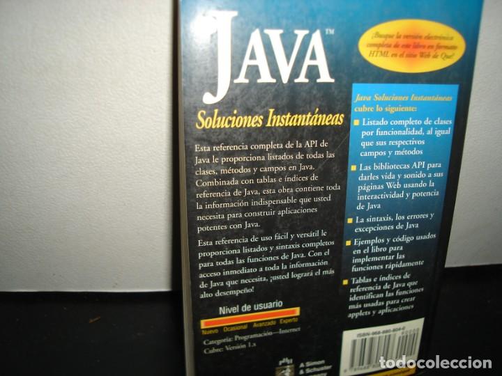 Libros de segunda mano: 17- JAVA. SOLUCIONES INSTANT&Aacute;NEAS - MICHAEL AFERGAN - Foto 3