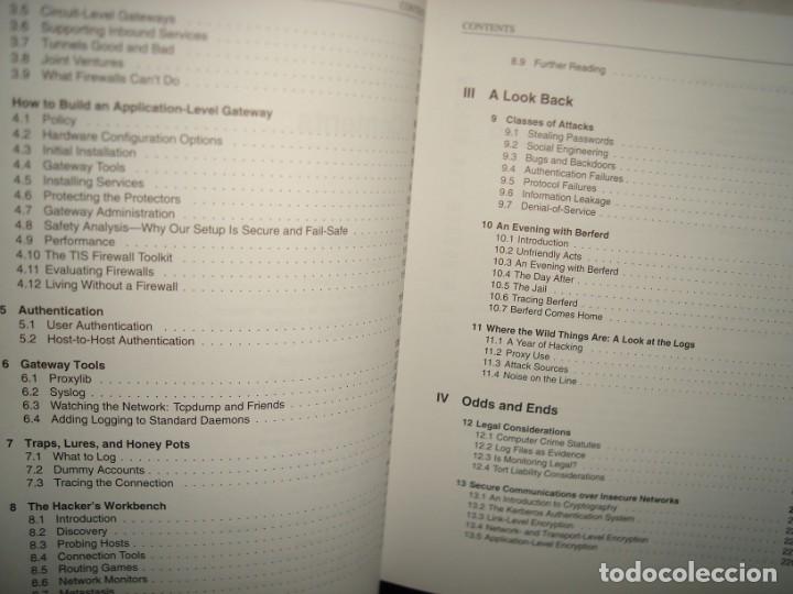 Libros de segunda mano: 18- SEGURIDAD EN INTERNET / FIREWALLS AND INTERNET SECURITY - WILLIAM R. CHESWICK - Foto 5
