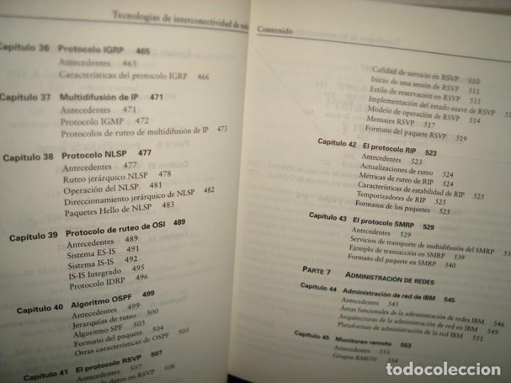 Libros de segunda mano: 18- TECNOLOG&Iacute;AS DE INTERCONECTIVIDAD DE REDES - MERILEE FORD - Foto 9