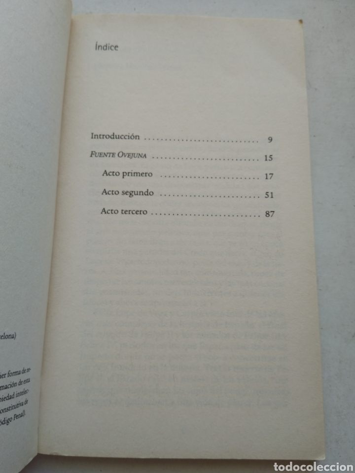 Libros de segunda mano: FUENTE OVEJUNA/LOPE DE VEGA - Foto 2