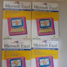 Libros de segunda mano: LOTE DE LIBROS DE MICROSOFT EXCEL, AÑO 1993. Lote 347799623