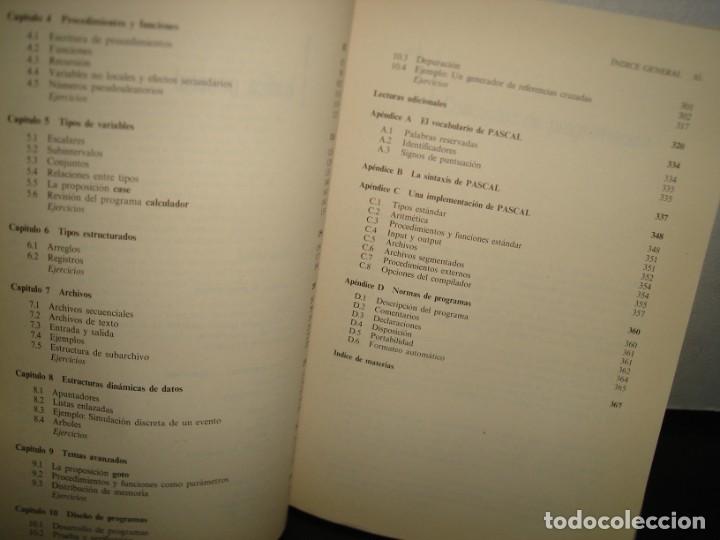 Libros de segunda mano: 22- PROGRAMACI&Oacute;N EN PASCAL - GROGONO - Foto 5