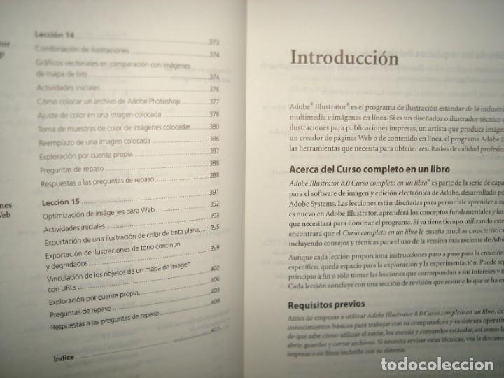 Libros de segunda mano: 22- ADOBE ILLUSTRATOR 8.0 CURSO COMPLETO EN UN LIBRO - Foto 7