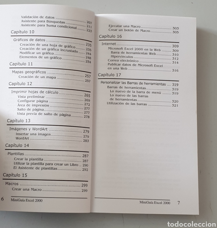 Libros de segunda mano: LIBRO DE INFORMATICA EXCEL 2000 MINI GUIA APRENDIZAJE RAPIDO (Inforbooks 2000) - Foto 7