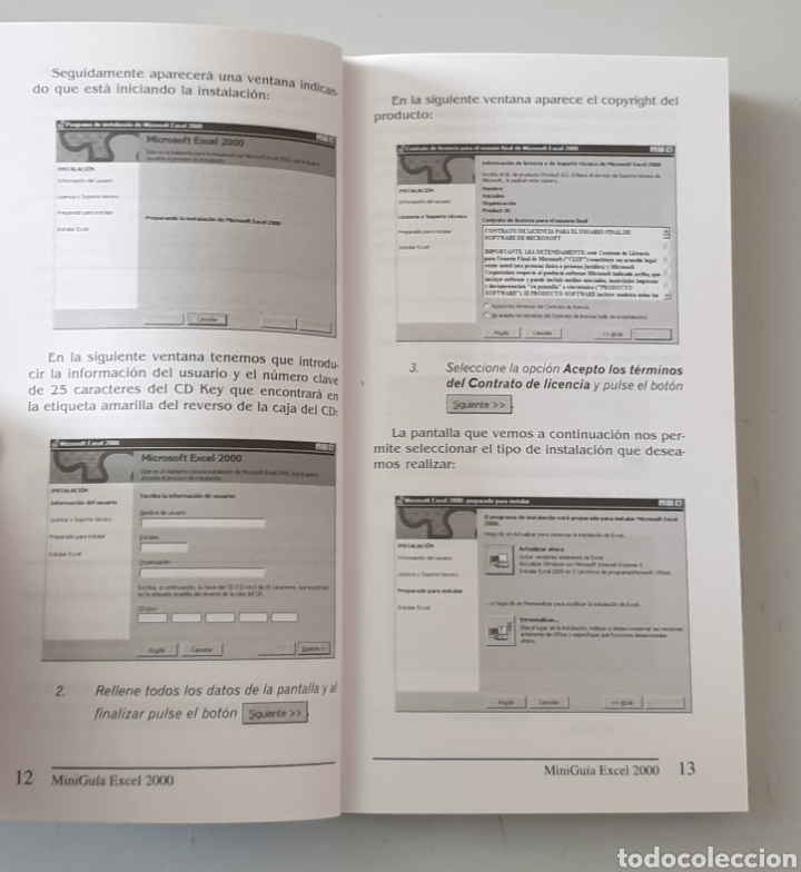 Libros de segunda mano: LIBRO DE INFORMATICA EXCEL 2000 MINI GUIA APRENDIZAJE RAPIDO (Inforbooks 2000) - Foto 8