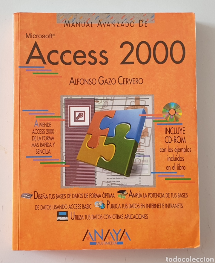 Libros de segunda mano: LIBRO MANUAL AVANZADO MICROSOFT ACCESS 2000 (Anaya Multimedia, 1999) - Foto 1