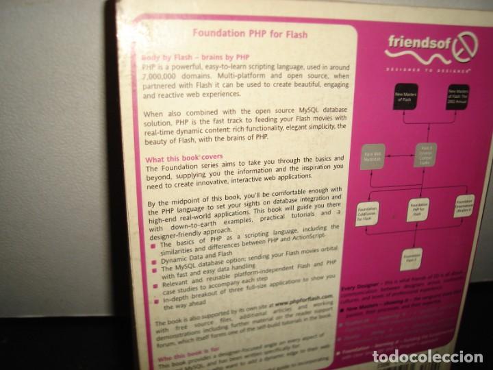 Libros de segunda mano: 23- INGL&Eacute;S - FOUNDATION. PHP FOR FLASH - STEVE WEBSTER - Foto 3
