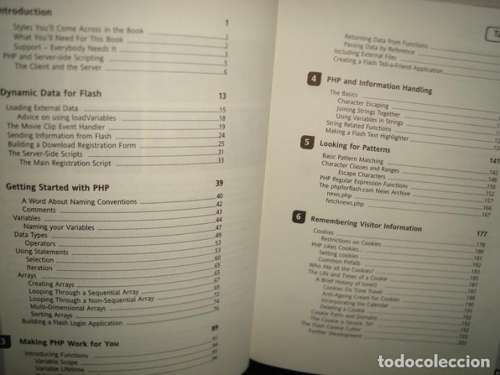Libros de segunda mano: 23- INGL&Eacute;S - FOUNDATION. PHP FOR FLASH - STEVE WEBSTER - Foto 4