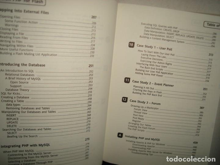 Libros de segunda mano: 23- INGL&Eacute;S - FOUNDATION. PHP FOR FLASH - STEVE WEBSTER - Foto 5