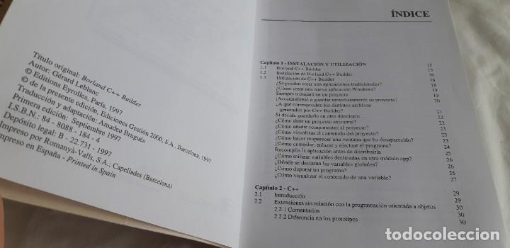 Libros de segunda mano: (Sevilla) C++ BUILDER. BORLAND. Gerard Leblanc - Foto 4