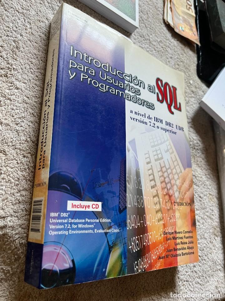 Libros de segunda mano: INTRODUCCION AL SQL PARA PROGRAMADORES Y USUARIOS. - Foto 2