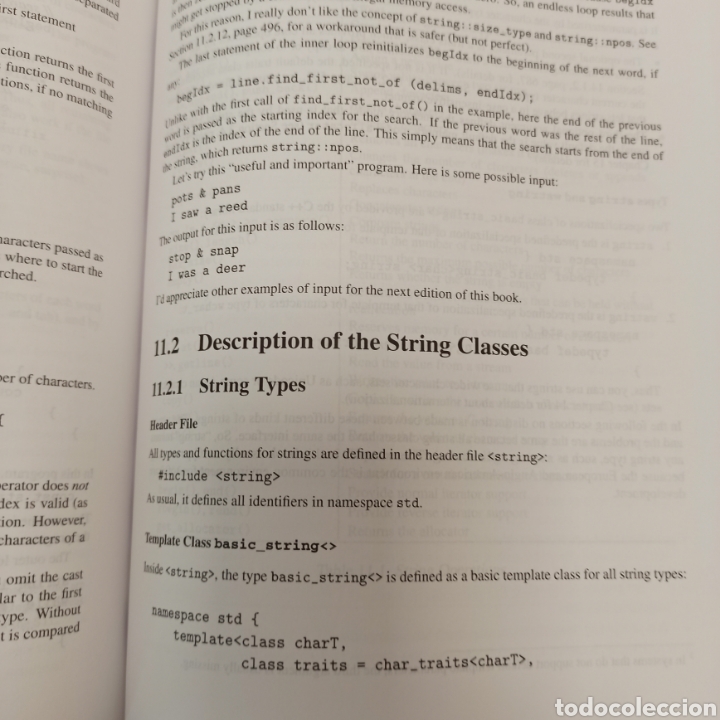 Libros de segunda mano: The C++ Standard Library (Nicolai Josuttis). En Ingl&eacute;s - Foto 4