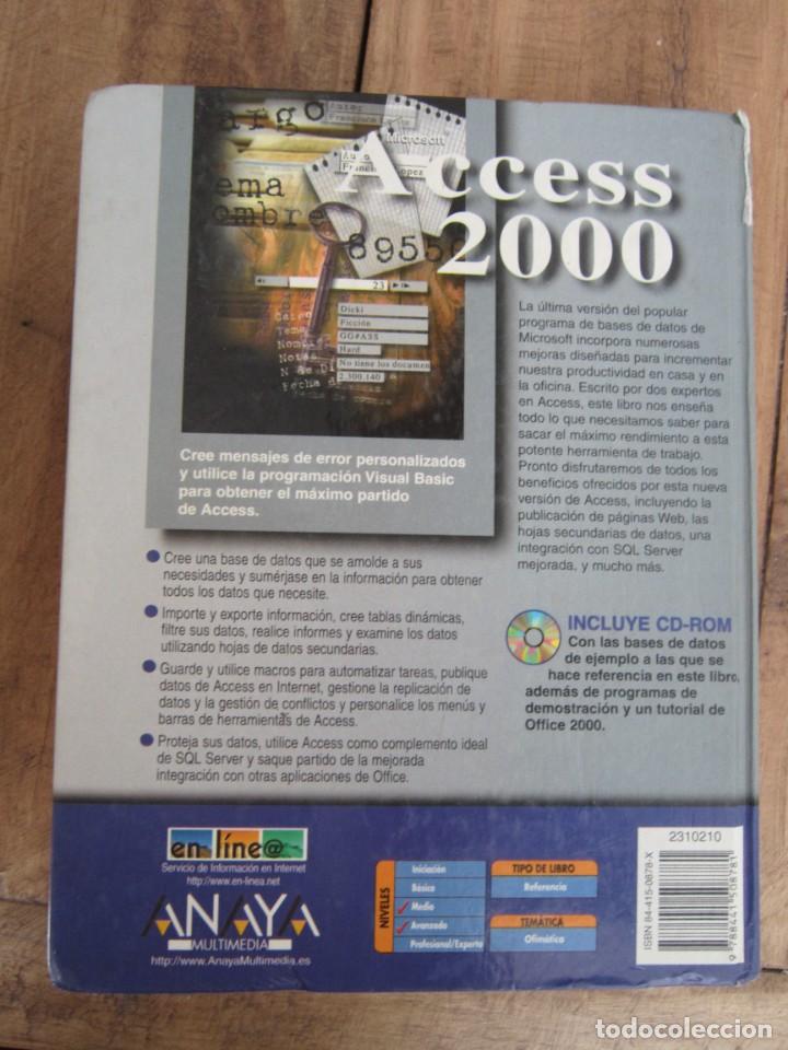 Libros de segunda mano: ACCESS 2000. LA BIBLIA MICROSOFT. ANAYA MULTIMEDIA. ALAN SIMPSON / CELESTE ROBINSON - Foto 2
