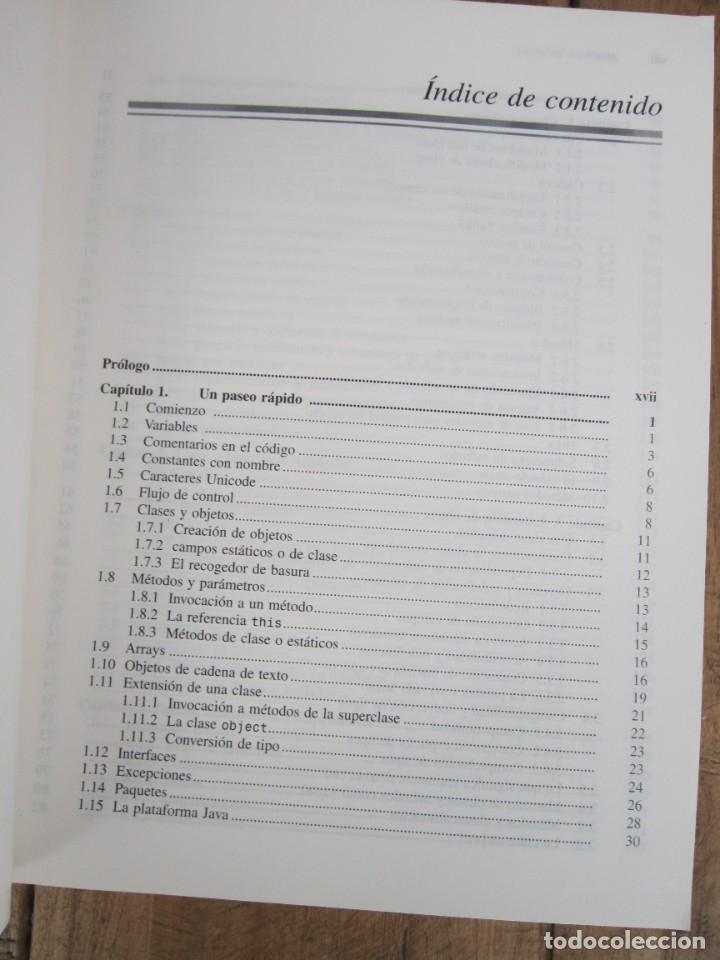 Libros de segunda mano: EL LENGUAJE DE PROGRAMACI&Oacute;N JAVA. KEN ARNOLD, JAMES GOSLING, DAVID HOLMES. ADDISON WESLEY 2001 - Foto 4