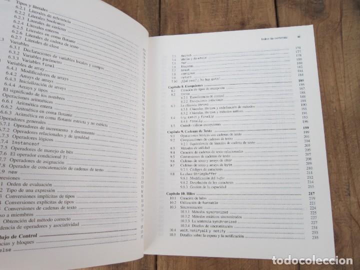 Libros de segunda mano: EL LENGUAJE DE PROGRAMACI&Oacute;N JAVA. KEN ARNOLD, JAMES GOSLING, DAVID HOLMES. ADDISON WESLEY 2001 - Foto 6