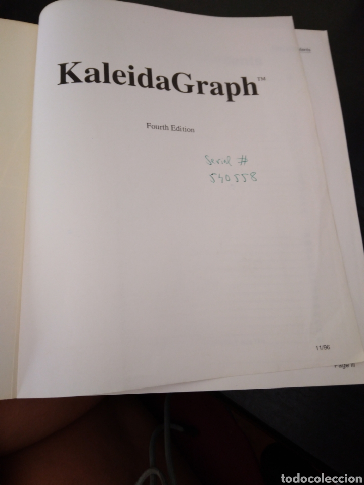 Libros de segunda mano: KaleidaGraph - data analysis/ graphing application - Foto 5