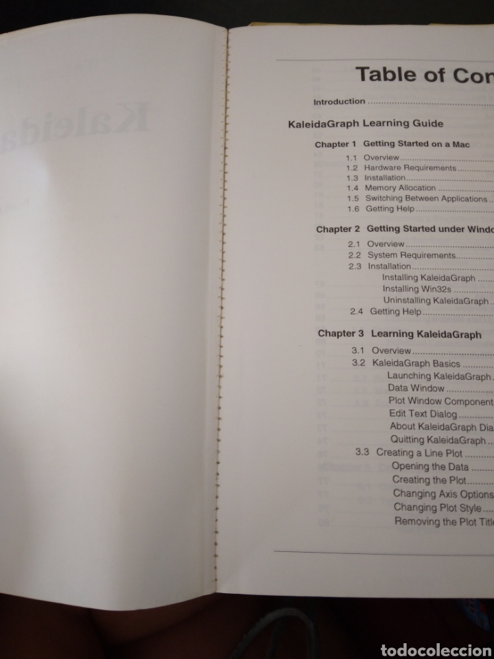 Libros de segunda mano: KaleidaGraph - data analysis/ graphing application - Foto 6