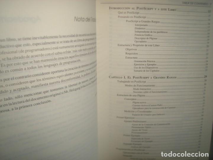 Libros de segunda mano: 27- PROGRAMACI&Oacute;N EN POSTSCRIPT - DAVID A. HOLZGANG - Foto 3