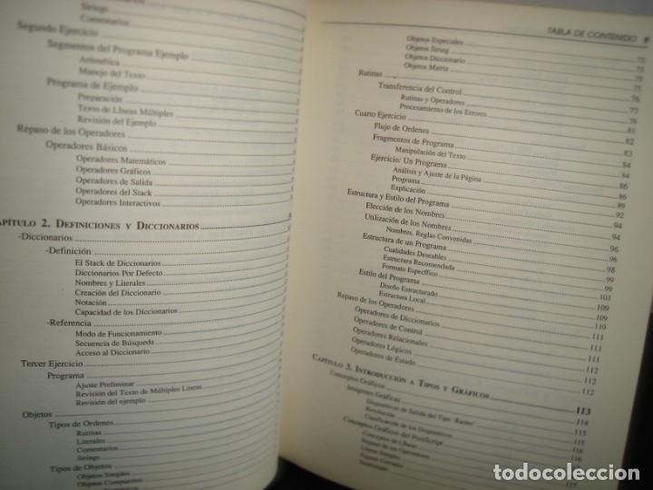 Libros de segunda mano: 27- PROGRAMACI&Oacute;N EN POSTSCRIPT - DAVID A. HOLZGANG - Foto 4