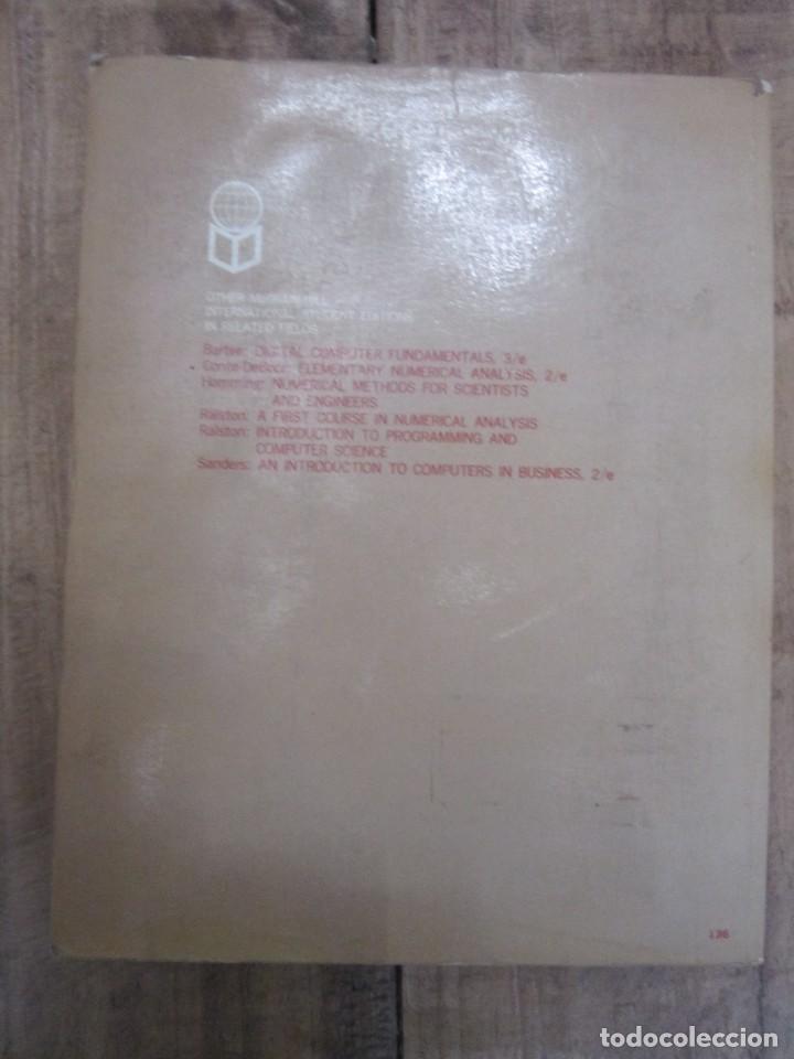 Libros de segunda mano: INTRODUCTION TO ELECTRONIC COMPUTERS. Gordon B. Davis. McGraw Hill, Kogakusha 1971 - Foto 2