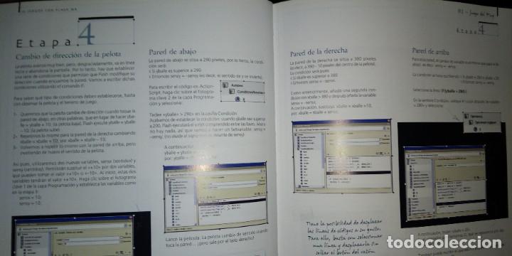 Libros de segunda mano: 10 JUEGOS CON FLASH MX, de Pascal Durand - Edit. CEAC (2006). Incluye CD ROM.. - Foto 4