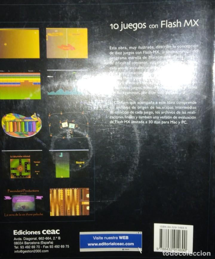 Libros de segunda mano: 10 JUEGOS CON FLASH MX, de Pascal Durand - Edit. CEAC (2006). Incluye CD ROM.. - Foto 9