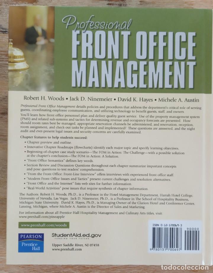 Libros de segunda mano: PROFESSIONAL FRONT OFFICE MANAGEMENT - PEARSON PRENTICE HILL - Foto 2