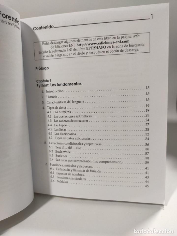 Libros de segunda mano: HACKING Y FORENSIC Desarrolle sus propias herramientas en Python - Foto 8