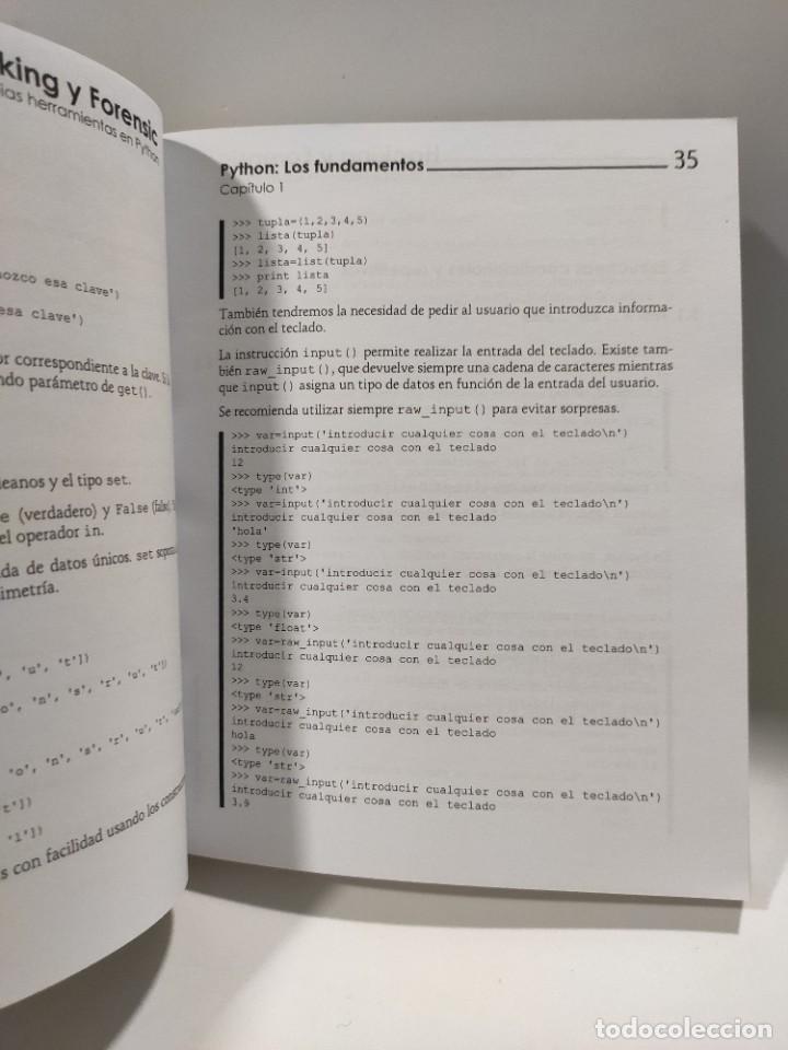 Libros de segunda mano: HACKING Y FORENSIC Desarrolle sus propias herramientas en Python - Foto 10