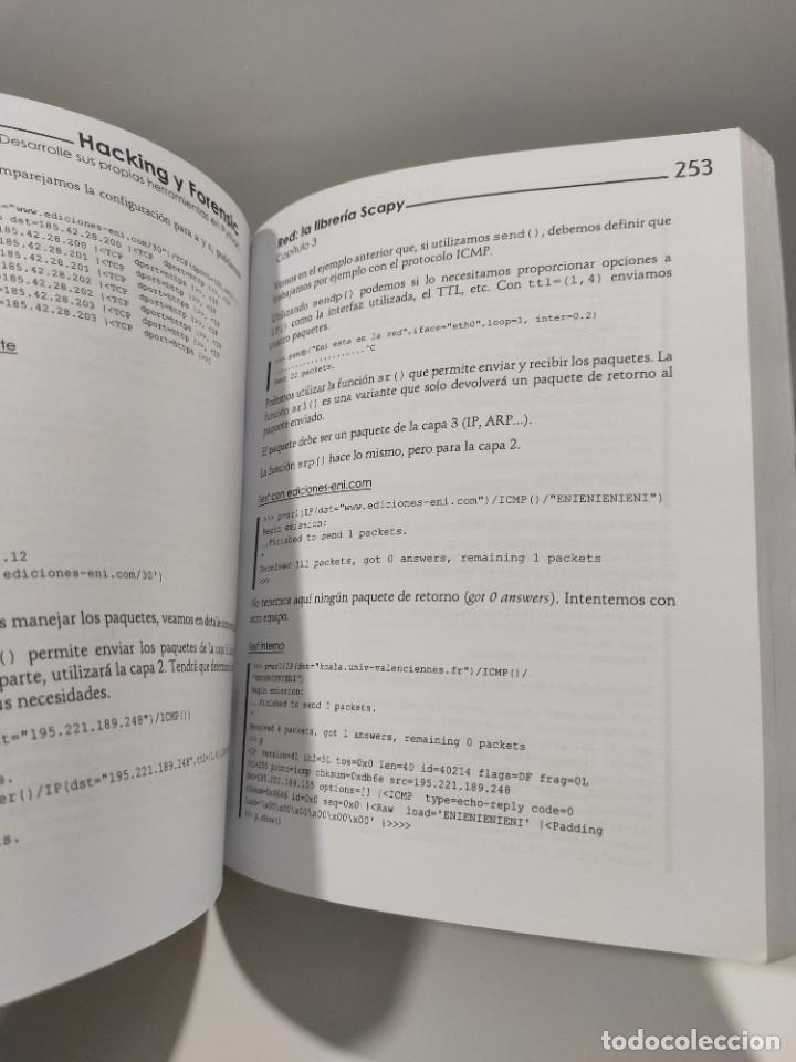 Libros de segunda mano: HACKING Y FORENSIC Desarrolle sus propias herramientas en Python - Foto 13