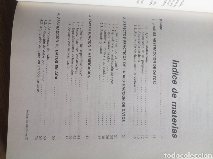 Libros de segunda mano: Abstracci&oacute;n de datos (ejemplos en Ada) - Foto 3