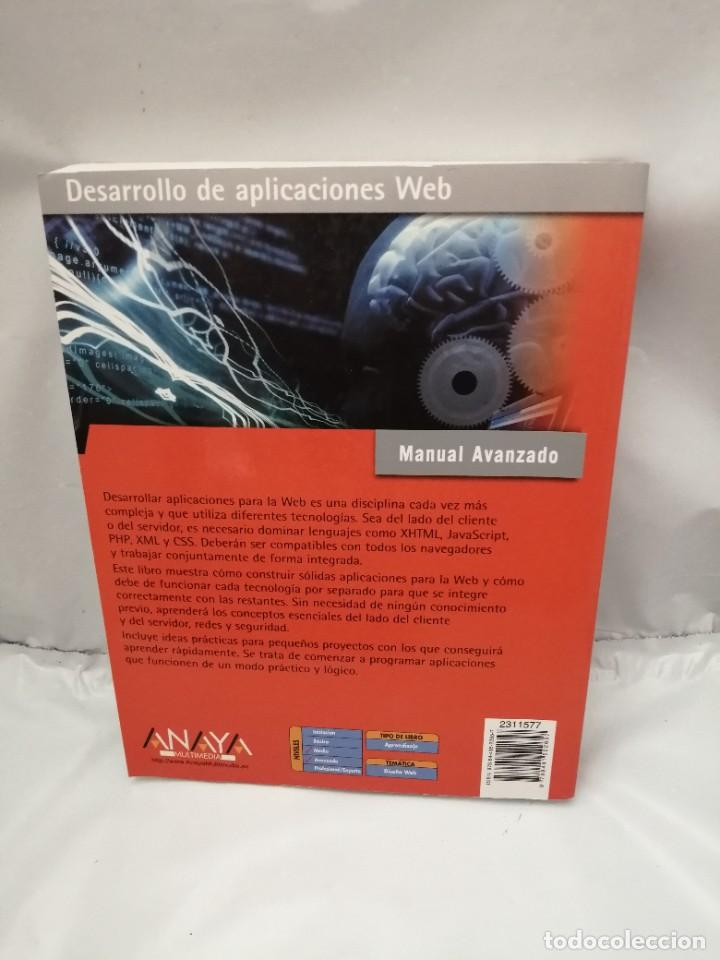 Libros de segunda mano: DESARROLLO DE APLICACIONES WEB (MANUAL AVANZADO) - Foto 2