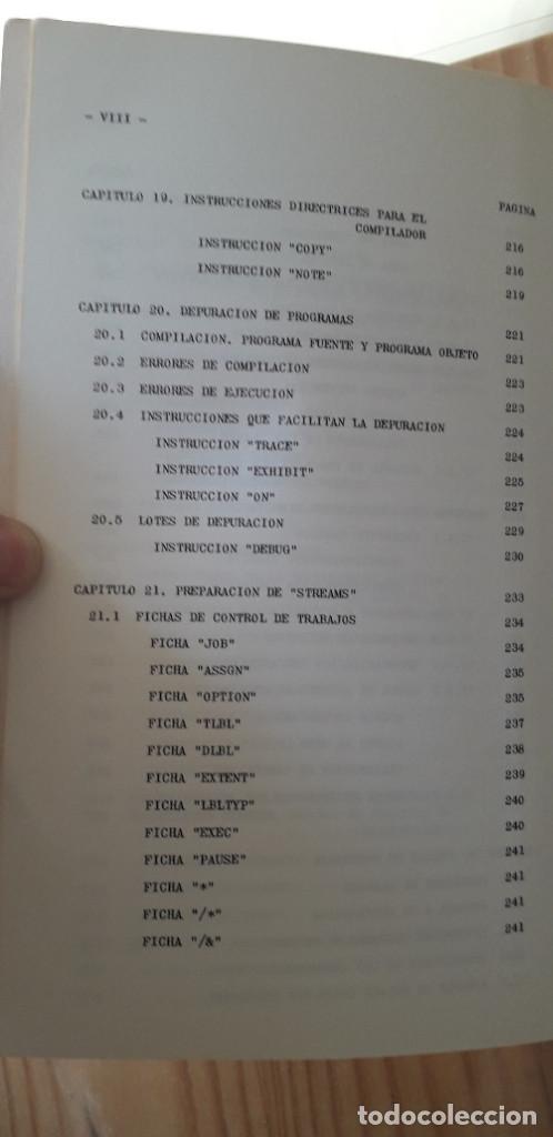 Libros de segunda mano: LENGUAJE DE PROGRAMACI&Oacute;N COBOL - J. ASTOR - Foto 9
