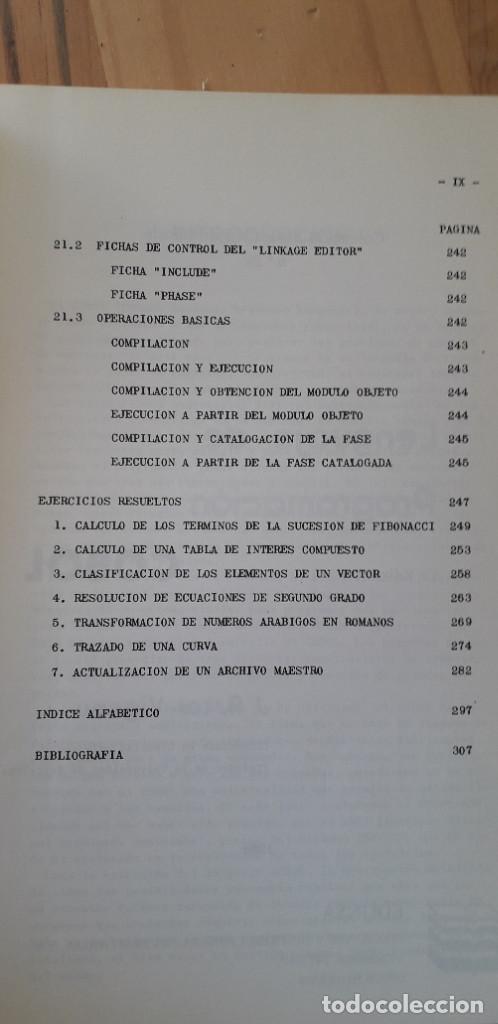 Libros de segunda mano: LENGUAJE DE PROGRAMACI&Oacute;N COBOL - J. ASTOR - Foto 10