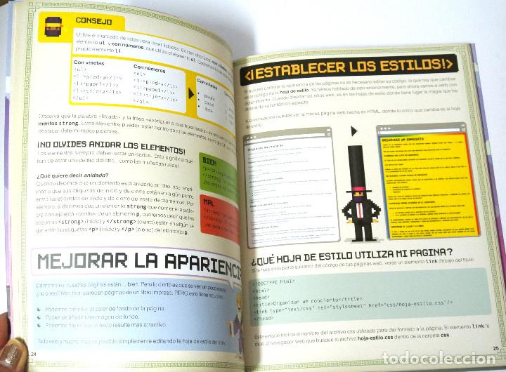 Libros de segunda mano: Libro: Aprende a programar, Crea tu propio sitio web, Coder Dojo 2016, ISBN 9788416665402 - Foto 4