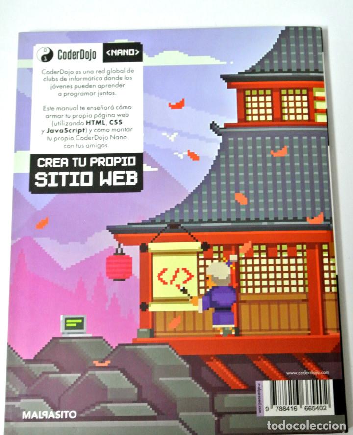 Libros de segunda mano: Libro: Aprende a programar, Crea tu propio sitio web, Coder Dojo 2016, ISBN 9788416665402 - Foto 7