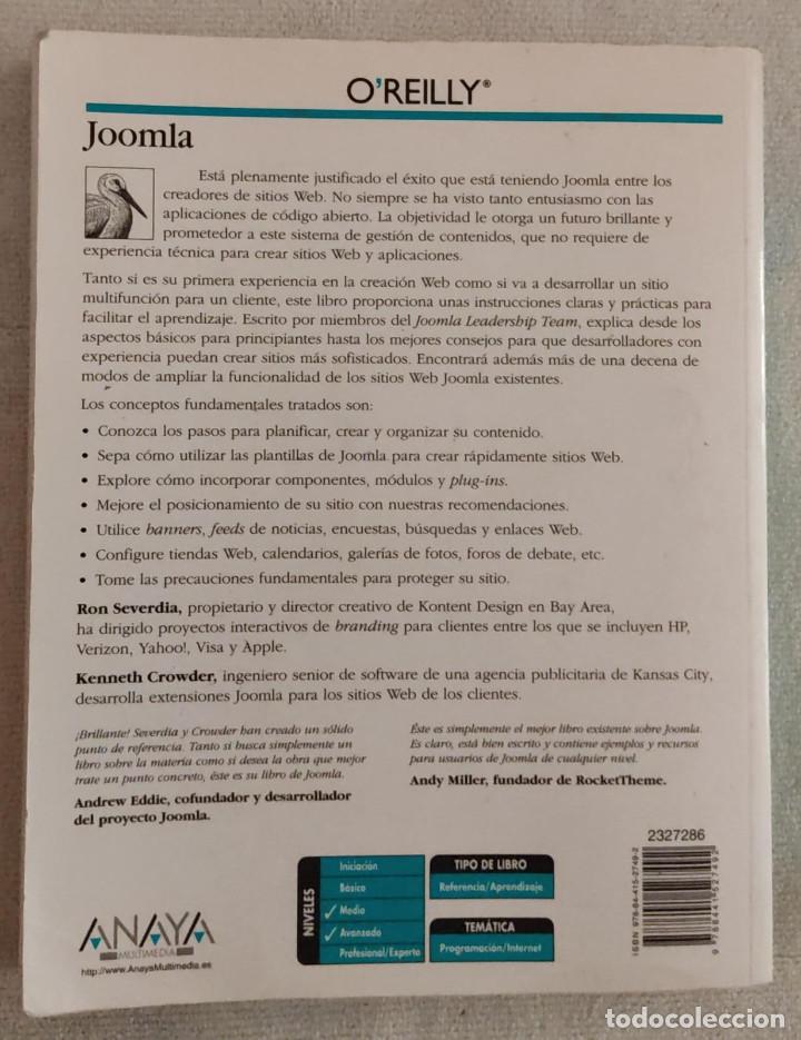 Libros de segunda mano: JOOMLA. - Foto 3