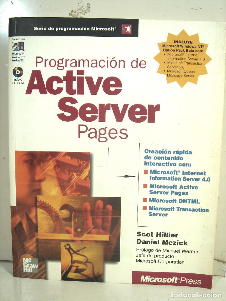 Libros de segunda mano: ACTIVE SERVER PAGES -PROGRAMACION- SCOT HOLLIER-DANIEL MEZICK-LIBRO INFORMATICA - Foto 2
